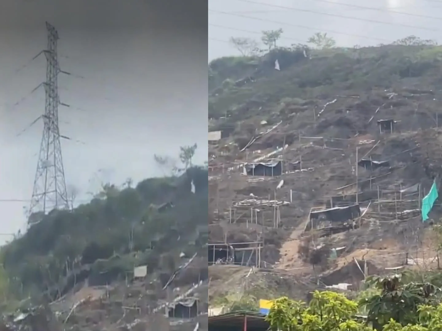 ¿Cali podría perder el Cerro de La Antena?, los"invasores" no se bajan y siguen los "cambuches", denuncian