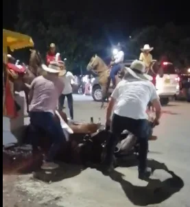 un caballo