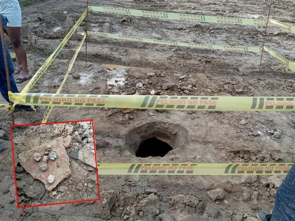 Asombro en Tumaco: hallan posible cementerio arqueológico cuando construían una cancha