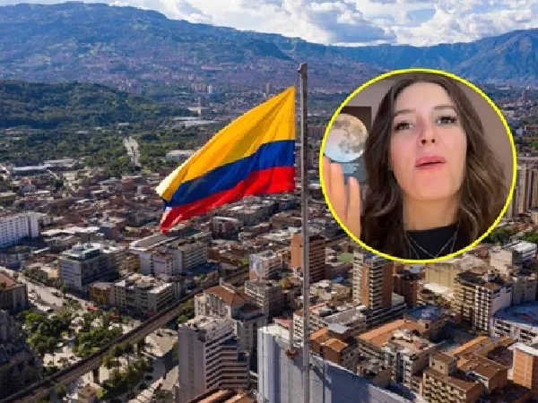Italiana quedó encantada con Colombia.