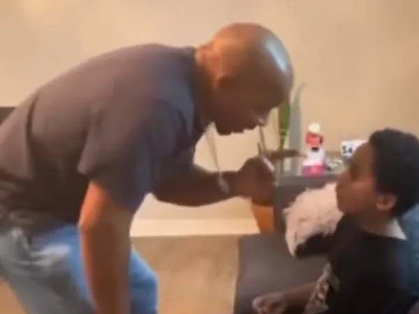 "Dime malas palabras, te reto", padre a su hijo por irrespetar a su madre