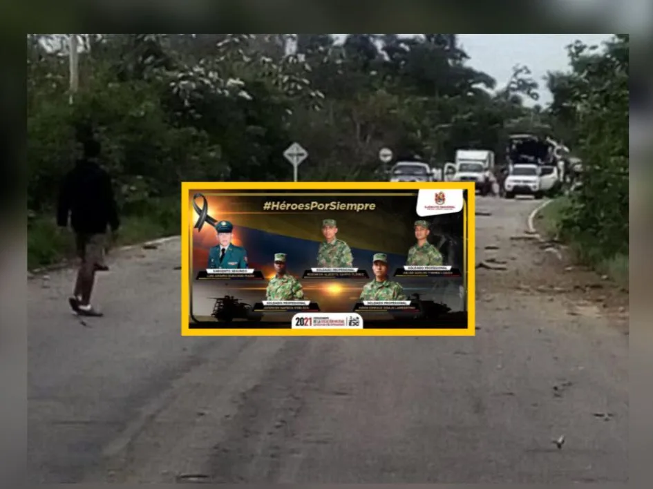 Dos de los cinco militares muertos en atentado al Ejército en Arauca eran del Valle del Cauca