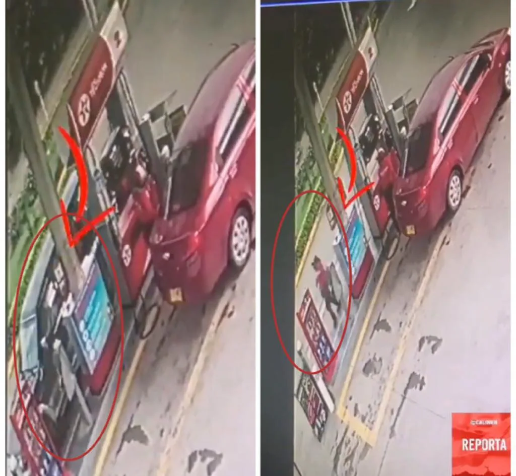 sin pagar la gasolina