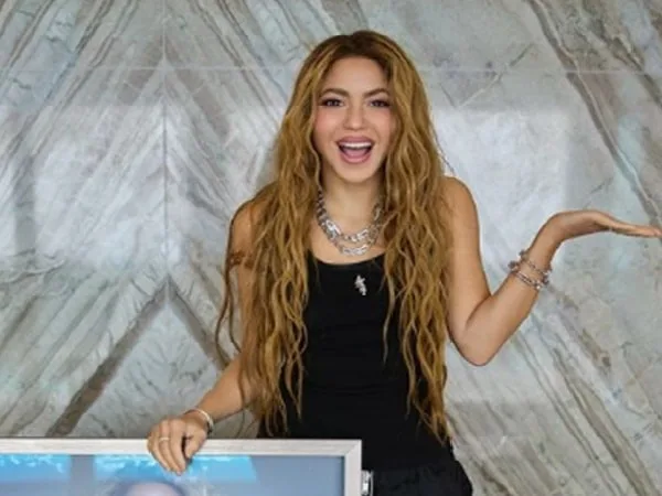 Shakira, cantante colombiana.
