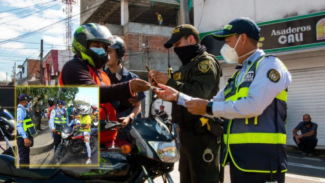 operativos transito en Cali