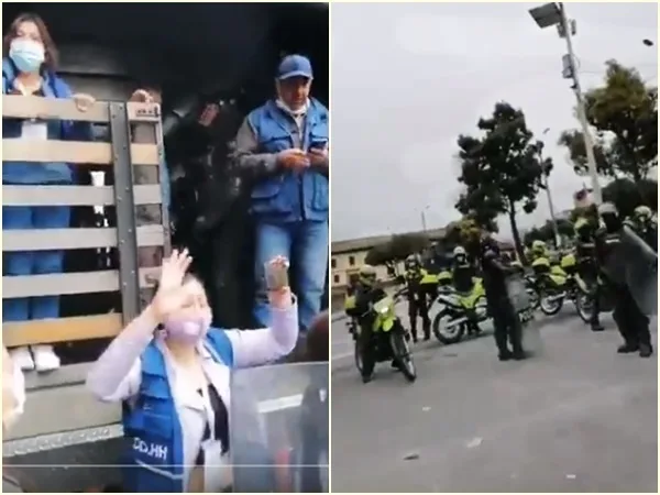 Rechazo en Pasto: denuncian que en medio de las manifestaciones detuvieron a defensores de derechos
