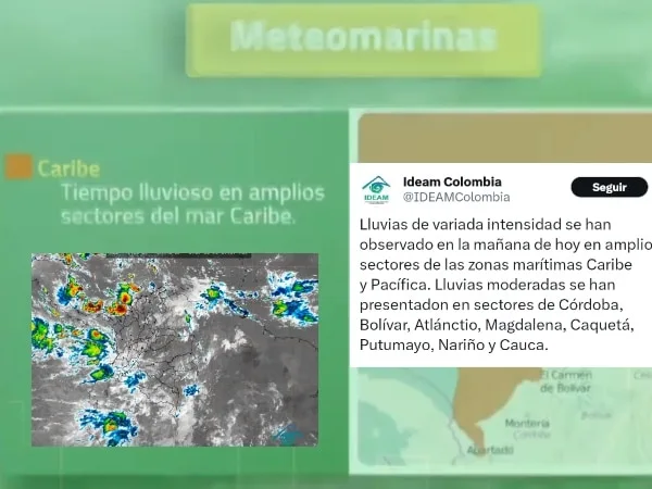 Alerta en cinco departamentos por posible formación de ciclón en el Caribe colombiano