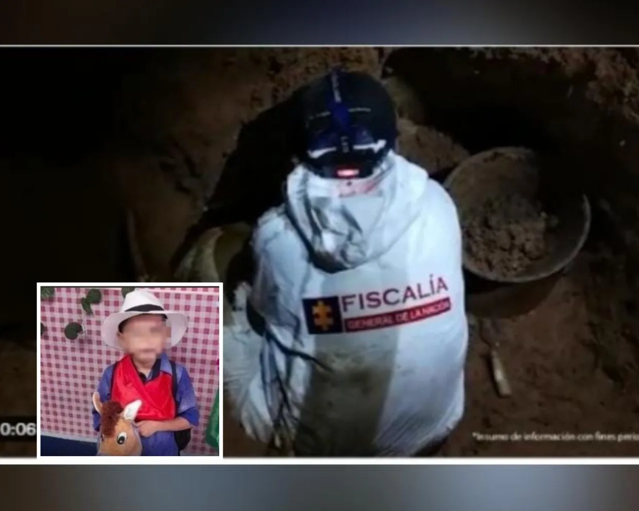 niño Maximiliano en Antioquia