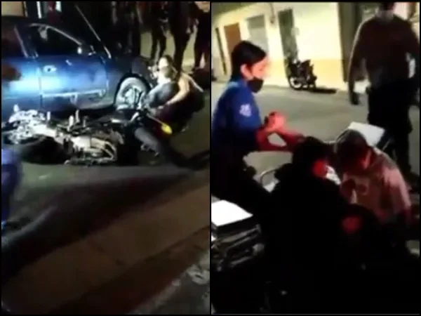 Buga: paramédicos discutieron quién había llegado primero a un accidente y uno de los heridos no se dejó atender