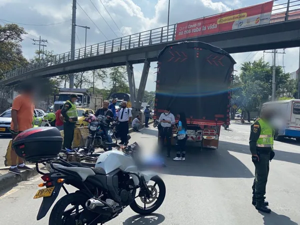 motorizados - de motos accidentes en Cali