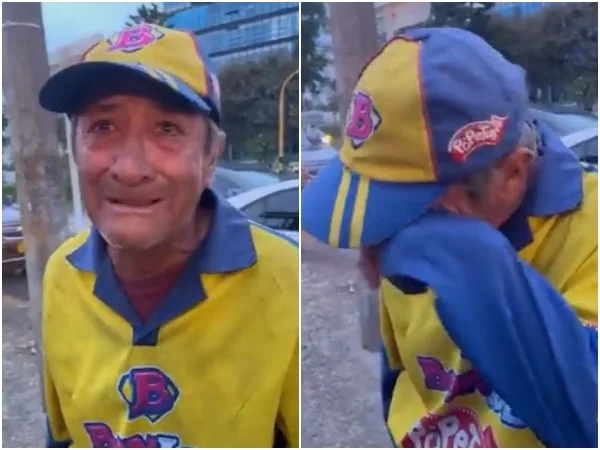 Vendedor de Bonice en Bogotá llorando por "robo de su carrito", pero hay dudas y dicen que se trata de un "montaje"