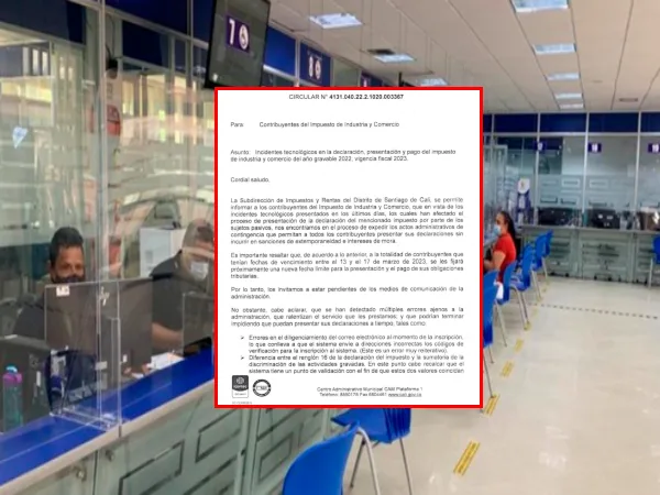 "La plataforma se quedó corta", contadores preocupados por nuevas reglas para declaración del ICA en Cali