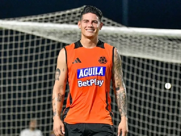 James Rodríguez, jugador de la Selección Colombia,