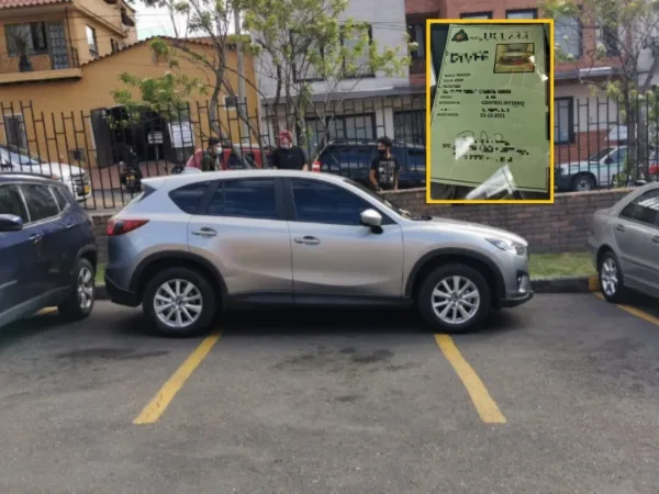 "Es esposa de un 'duro' del Ejército y parquea como quiere": En Bogotá denuncian caso de "usted no sabe quién soy"