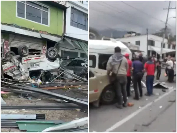 Tractomula se quedó sin frenos en la vía Bogotá-Girardot y "se llevó todo a su paso", hay heridos de gravedad
