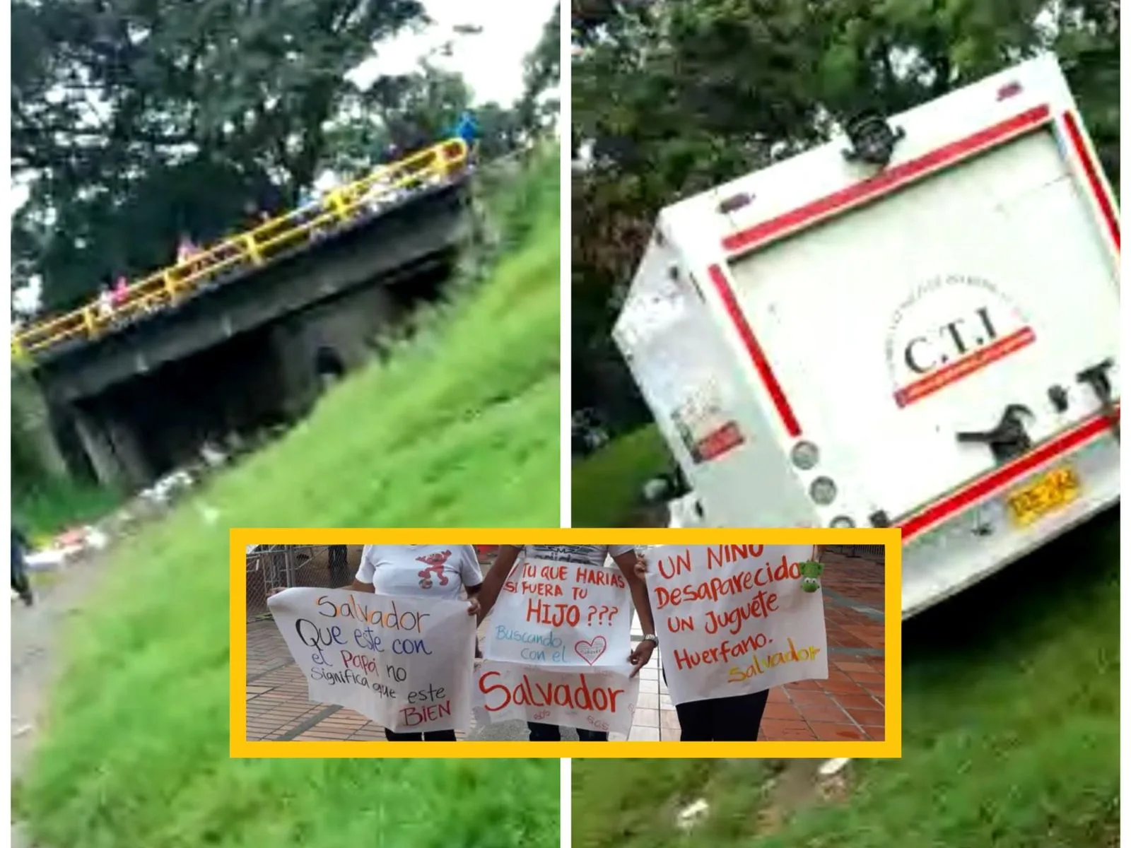 Encontraron el cuerpo de un niño en Palmira que al parecer sería el del pequeño Salvador