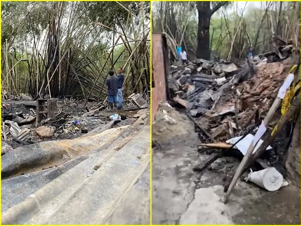 Uno de los dos incendios, registrado en el oriente de Cali, dejó a 16 familias en precarias condiciones.