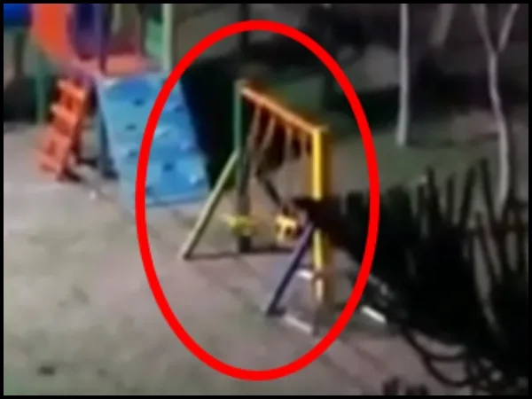 Actividad paranormal o broma: afirman que 'fantasma' mueve columpio en parque de Cali