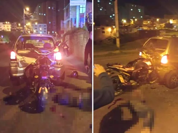Tras accidentarse en Pasto, motociclista resultó con prueba de "alcoholemia positiva", permanece en delicado estado de salud