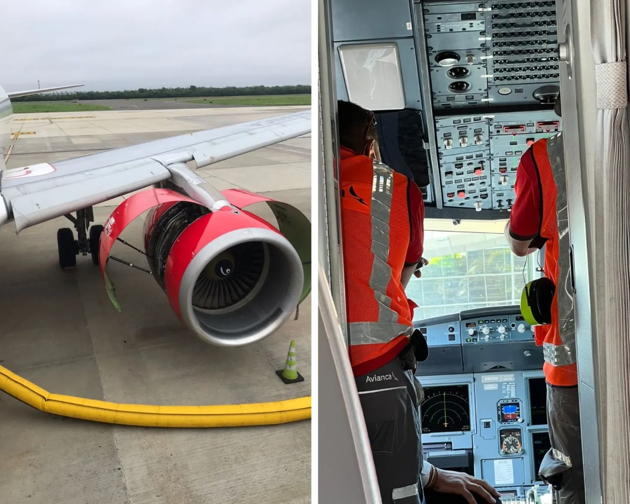 Fue superada la emergencia con el avión en el aeropuerto de Cartagena y pudo despegar a Cali
