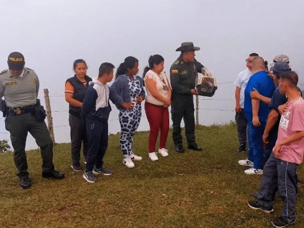Por información de la ciudadanía “Puas” fue rescatado y liberado en Sandoná. El puerco espín había sido atacado por un perro.