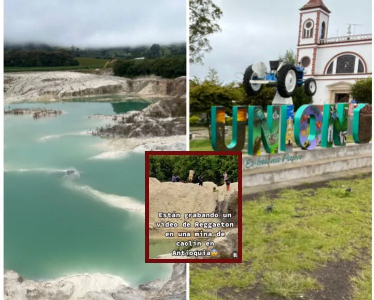 Prohibieron ingreso a mina de Caolín, y se metieron a grabar un vídeo musical en Antioquia