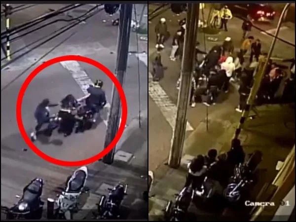 Agarraron al de la moto y lo golpeó la multitud, habría cometido un hurto en Pasto