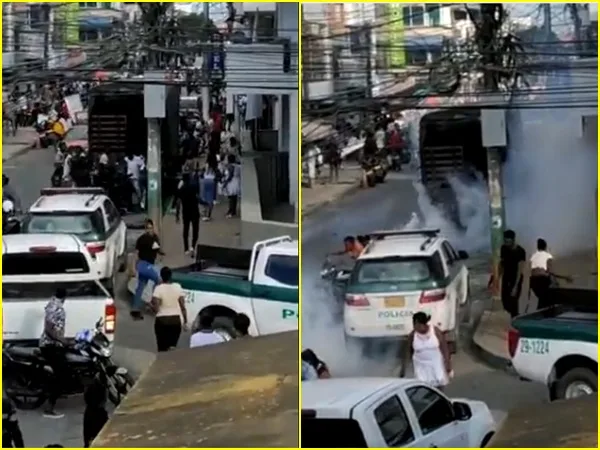 En batalla campal terminó la protesta por homicidio en medio de una persecución policial en Tumaco