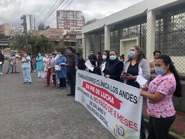 Indignante: médicos están muriendo de Covid-19 por salvar vidas y en clínica de Pasto llevan 8 meses que no les pagan