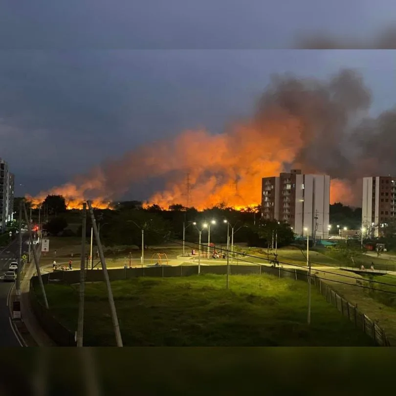 incendio forestal Bochalema