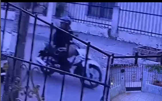 'Motoladrón' que arrebató cartera a una mujer en Los Andes, "sería el mismo con uniforme de medicina"