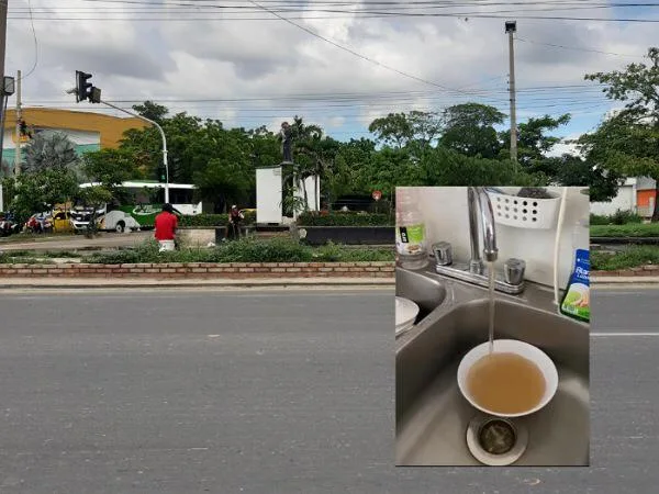 agua turbia en Soledad