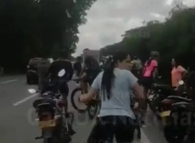 accidentes recta Palmira Cali ciclistas