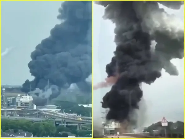 explosión de una planta química en Alemani
