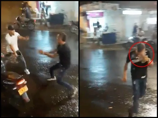 "Se lo pegaron en la cara": Motorratones "discutieron por pasajeros" y se enfrentaron a cuchillo, en Cali