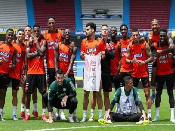 Jugadores de la Selección Colombia.
