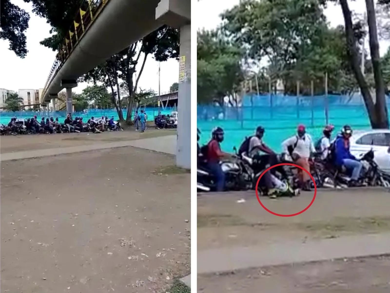 contravía agresión a un agente