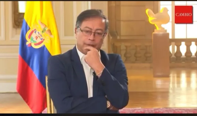 la polémica entre Petro y su hijo Nicolás Petro Burgos