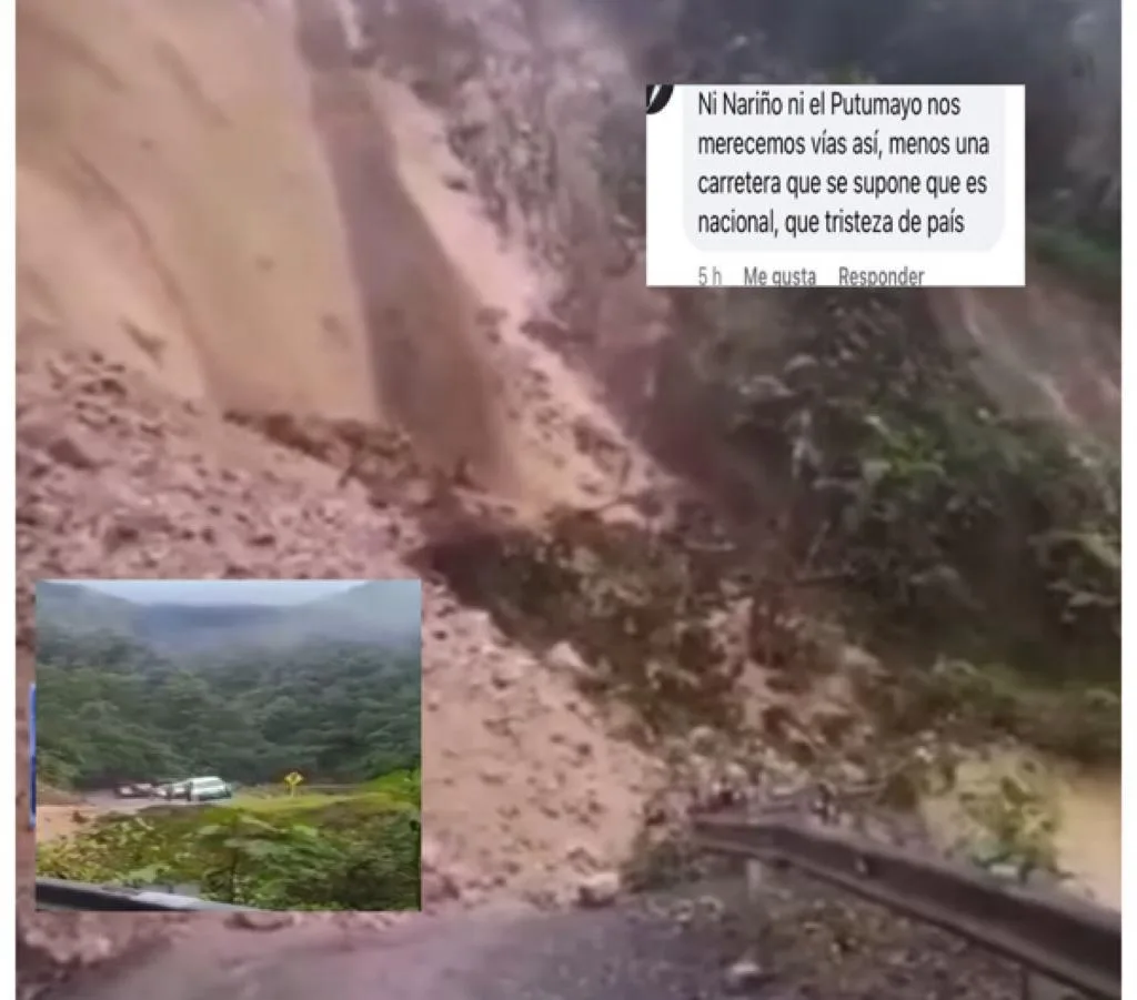 Trampolín de la Muerte deslizamiento lluvias