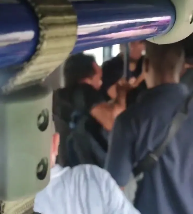 presunto abusador en un bus del MIO