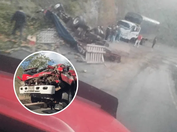 Accidente en el puente de Juanambú.