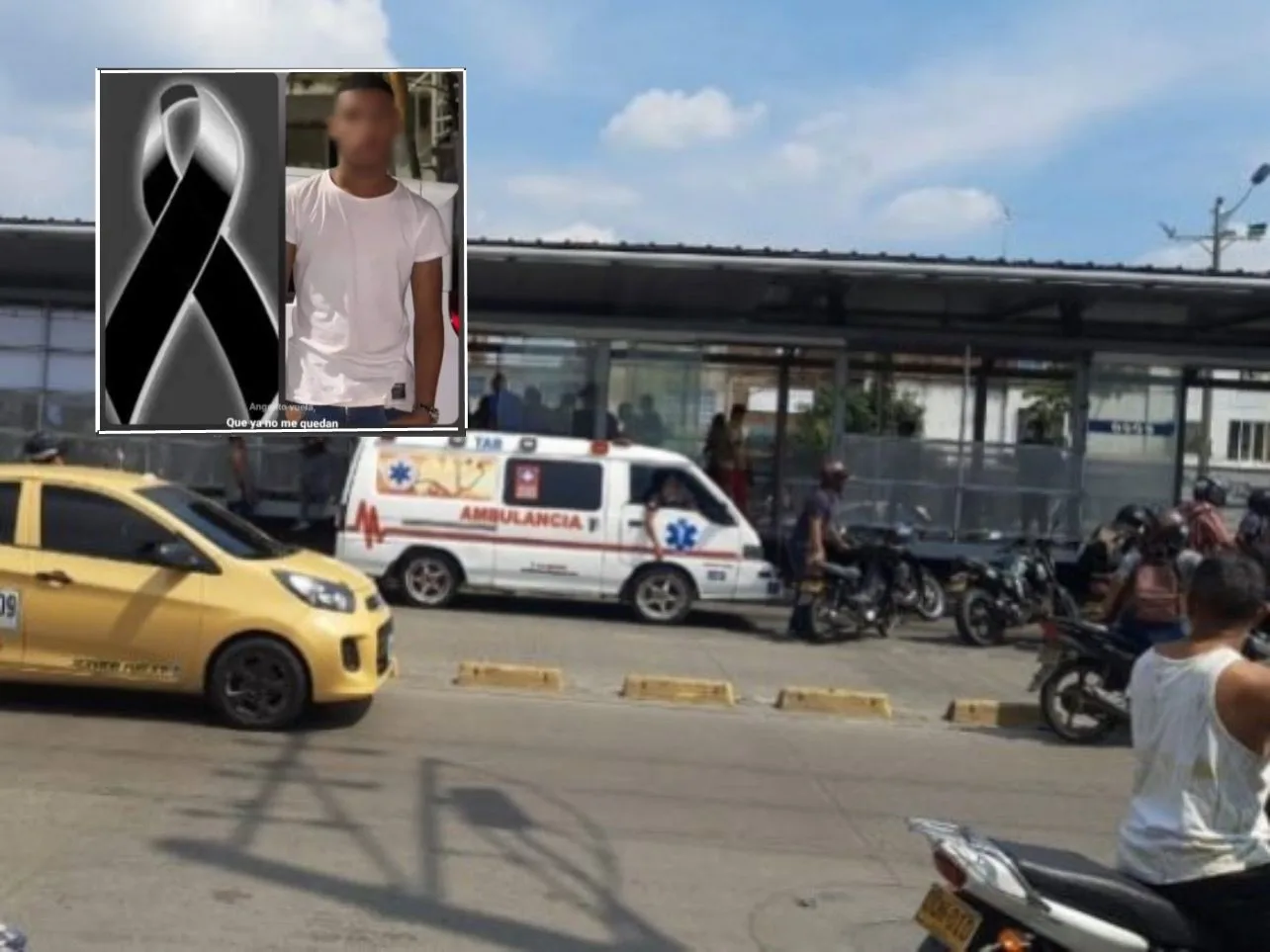 Yefri es el joven asesinado en la estación del MIO, tenía 16 años y pretendían robarle