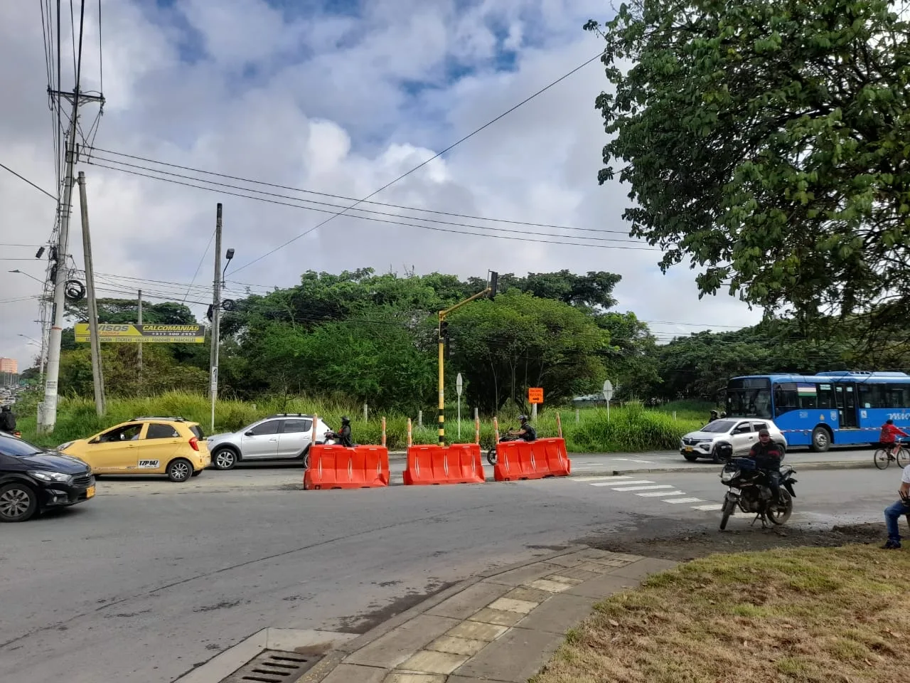 semáforo en Bochalema