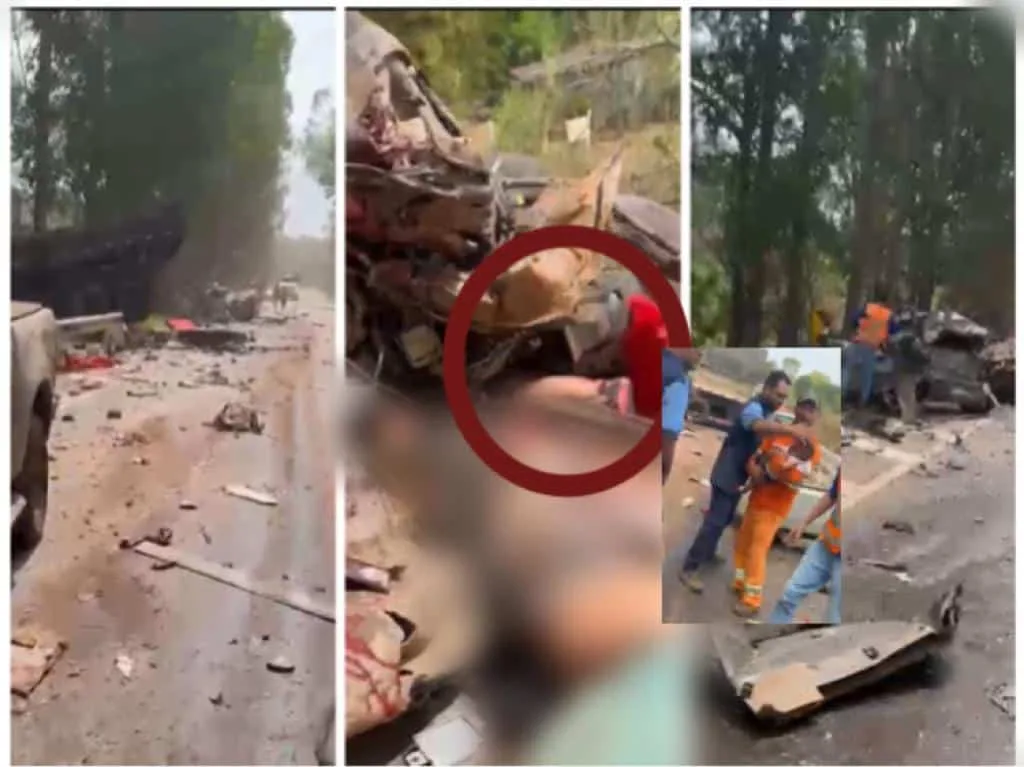 Un niño sobrevivió y lo sacaron de entre las latas, su familia murió; accidente entre 14 vehículos en Brasil
