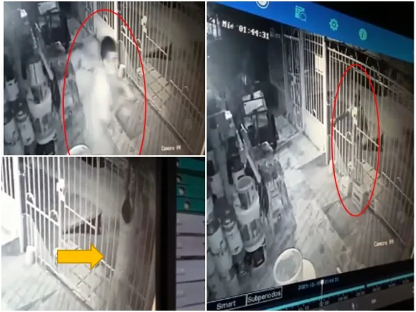 En Barranquilla en menos de 15 días han robado la misma ferretería, los ladrones se meten por el enrejado
