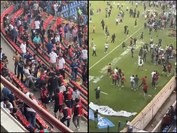 Aunque reportan "muchos muertos", Gobierno mexicano dice "no hay fallecidos": tras batalla campal entre hinchas