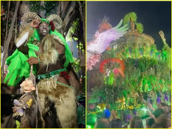 El reconocido bailarín caleño de salsa fue figura central en la carroza número 2 de la escuela de samba ‘Unidos de Tijuca’, una de las más prestigiosas del Carnaval.