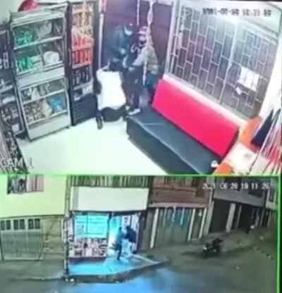 Atraco en Pasto: la mujer terminó arrastrada por los dos ladrones