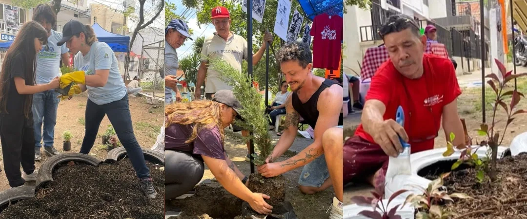 Muralismo y siembra colectiva: colectivos sociales y artísticos, junto a la comunidad de Villa del Prado, renuevan su parque