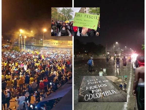 Elogios para Cali, miles de manifestantes se mantuvieron en la calle y ‘frentiaron’ al Gobierno Nacional